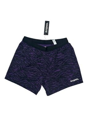 Raskol Men's Purple Zebra Athletic Shorts